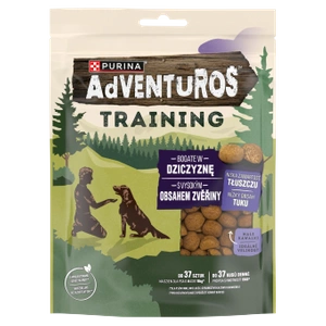 ADVENTUROS Training Hundeleckerli reich an Wildfleisch 115g