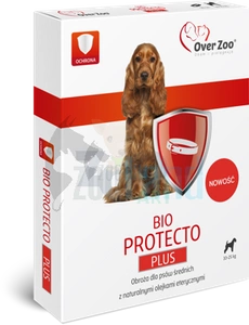 Über Zoo Halsband BIO PROTECTO Plus für mittlere Hunde 60cm