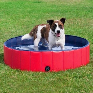 Hundepool, 80x20cm rot