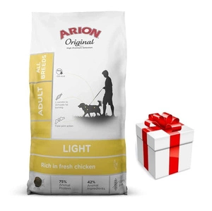 ARION Original Light Adult Alle Rassen 12kg + Überraschung für den Hund