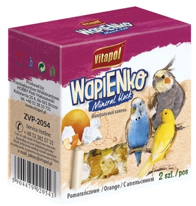 VITAPOL Kalkstein für Vögel orange 2tlg.