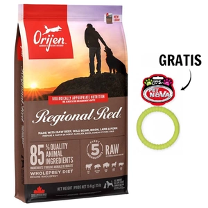 Orijen Regional Red Dog 11,4kg + Ring für Hunde 9,5cm GRATIS!