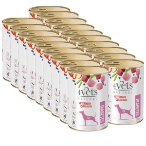 4 Vets Dog Diabetes 18x400g