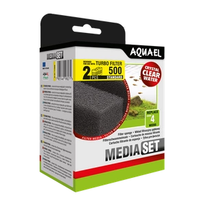 AQUAEL Schwammfilterpatrone TURBO 500 MediaSet -2St.