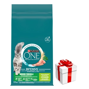 Purina One Indoor Formula Truthahn & Weizen Katzenfutter für Erwachsene 9,75 kg + Überraschung für die Katze