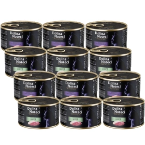 DOLINA NOTECI Premium für Katzen MIX 12x185g