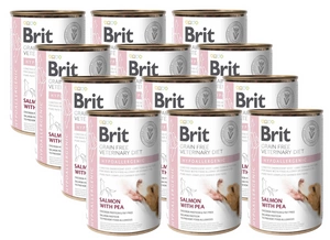 BRIT GF Veterinary Diets Dog Hypoallergenic 12x400g - Nassfutter für Hunde