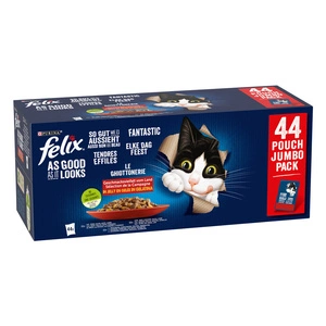 Felix Fantastic MIX Geschmacksrichtungen in Gelee: 44x85g