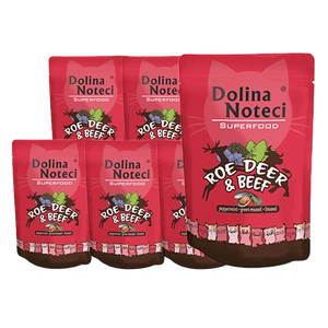 DOLINA NOTECI Superfood - Rehe und Rindfleisch - Beutel 10x85g