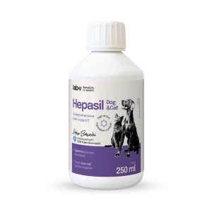 Lab-v Hepasil Dog & Cat – Ergänzungsfuttermittel zur Unterstützung der Leberfunktion bei Hunden und Katzen, 250 ml