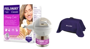 CEVA Feliway Diffusor und 48 ml Flasche mit F3 Pheromon + blanket GRATIS!