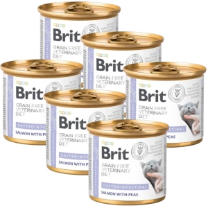 Brit gf Tiernahrung Katze Magen-Darm 6x200g