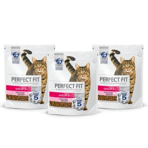 PERFECT FIT Adult 1+ Katzenfutter mit Lachs 3x750g