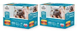 Frendi Katzensäckchen (Huhn/Rind/Pute) 2x(12x100g)