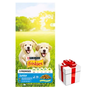 PURINA Friskies Junior 8kg + Überraschung für den Hund