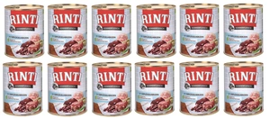 Rinti Kennerfleisch Geflügelelherzen Nassfutter 12x800g