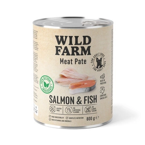 WILD FARM Pastete Lachs&Fisch 800g glutenfreies Hundefutter