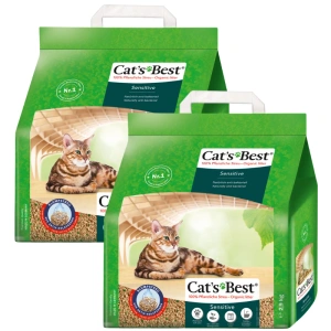 JRS Cats Best Sensitive (Green Power) Katzenstreu 2x(8L/2.9kg)