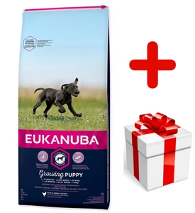 EUKANUBA Growing Puppy/Junior Large Breed 15kg+Überraschung für den Hund