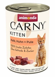 Animonda Cat Carny Kitten Rind, Kalb und Huhn 400g