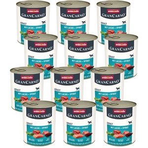 ANIMONDA GranCarno Adult Dog Geschmack: Lachs + Spinat 12x800g