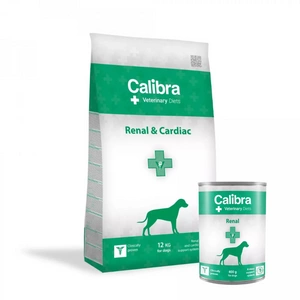 Calibra Veterinary Diets Dog Renal Cardiac 12kg + Dose 400g