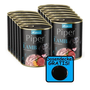 DOLINA NOTECI Piper für Hunde Lammfleisch mit Karotten 12x800g