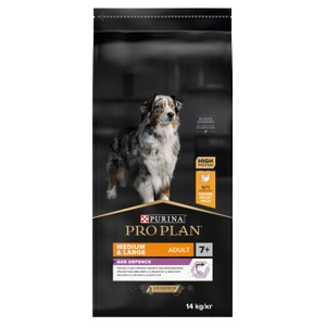 Purina Pro Plan Opti'Age Medium & Large Adult 7+ mit Huhn 14 kg + Dolina Noteci 400g