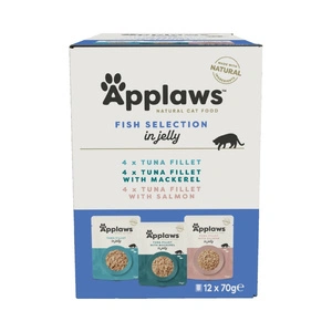 Applaws Cat Multipack Fischauswahl in Gelee 12x70g