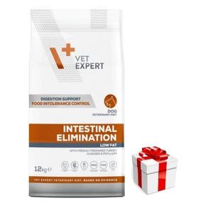 VETEXPERT Veterinary Diet Dog Intestinal Elimination 12kg + Überraschung für den Hund
