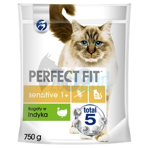 PERFECT FIT Sensitive 1+ Katzenfutter mit Truthahn 750g