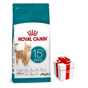 ROYAL CANIN Ageing 15+ 4kg Katzentrockenfutter für ausgewachsene Katzen über 15 Jahre + Überraschung für die Katze
