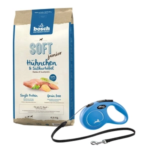 Bosch Soft Junior Huhn & Süßkartoffeln 12,5 kg + Flexi GRATIS!!!