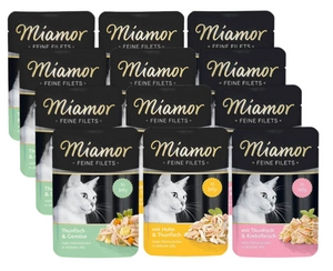 Miamor Feine Filets - Katzennassfutte MIX 36x100g