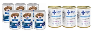 HILL'S PD Prescription Diet Canine z/d Food Sensitivities 6x370g + ENZO VET Hypoallergenes Futter mit Kaninchen 3x400g