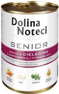 Dolina Noteci PREMIUM Senior reich an Kalbfleisch, Karotten und Thymian 12x400g