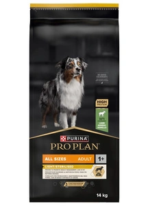 PRO PLAN Light Sterilised All Sizes Adult Hundefutter mit hohem Rindfleischanteil 14 kg