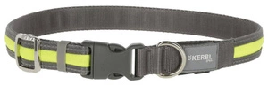 Beleuchtetes Halsband KERBL Light & Reflex, 35 - 50 cm x 20 mm, gelb