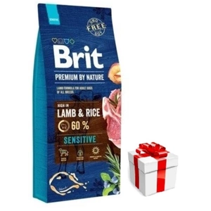BRIT Premium By Nature Sensitive Lamm 8kg + Überraschung für den Hund