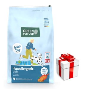 GREEN PETFOOD InsectDog Hypoallergenic 10kg + Überraschung für den Hund