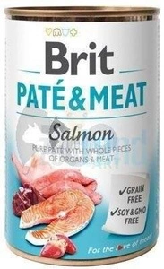 BRIT PATE & MEAT SALMON 400g