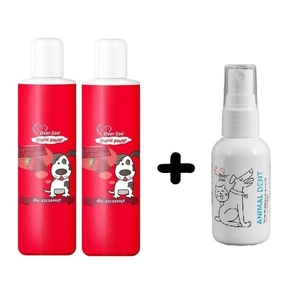 Over Zoo Frutti Power Erdbeershampoo für Welpen 200 ml + OVER ZOO Animal Dent 50ml GRATIS!