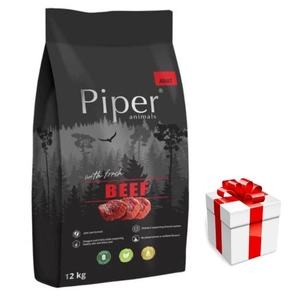 DOLINA NOTECI Piper Animals mit Rindfleisch 12kg + Überraschung für den Hund