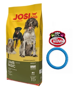 JOSERA JosiDog Lamb Basic 15kg + Ring für Hunde GRATIS!