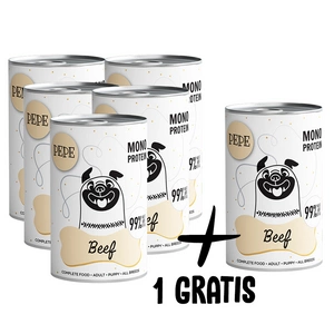 PEPE MONO PROTEIN Rind 5x400g+1 FREE !!!