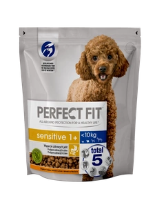 PERFECT FIT Sensitive 1+ reich an Pute 825 g - Trockenfutter für ausgewachsene Hunde kleiner Rassen