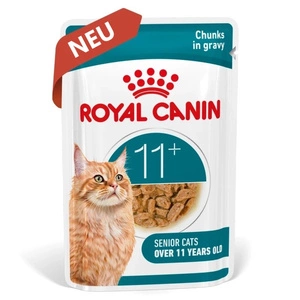 ROYAL CANIN Nassfutter für Katzen, Senior Ageing 11+, Sauce 12x85g