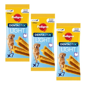 Pedigree Dentastix Light Dental Chews Große Rassen Hundeleckerlis 3x(7 Stk. - 152g)
