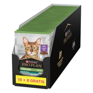 Purina Pro Plan Sterilisiert mit Ente für Katzen 26x85g (18+8 GRATIS)